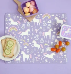 A Little Lovely company pöytä tabletti ruokailuun ja askarteluun - Yksisarviset