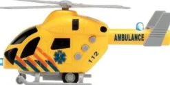 Ambulanssi helikopteri äänillä ja valoilla 19cm