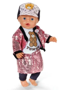 Baby Born nuken Glam kimalle asu 43cm
