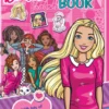 Barbie värityskirja + tarrat