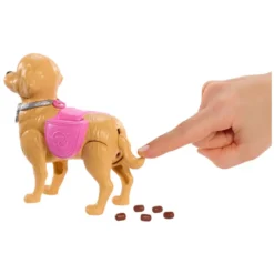 Barbie Walk And Potty nukke ja koira leikkisetti