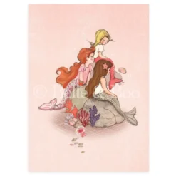 Belle & Boo Mermaid Rock merenneito kortti