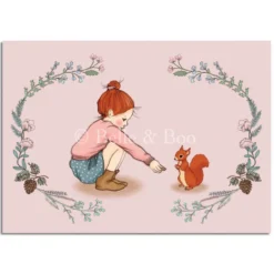 Belle & Boo Squirrel Girl orava kortti