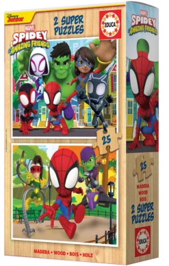 Educa Spidey palapeli, 2 x 25 palaa