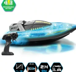 Exost Aqua Lights Kauko-Ohjattava Pikavene LED-valoilla