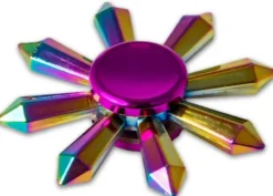 Fidgix metallic Spinner fidget - sormissa pyöriteltävä