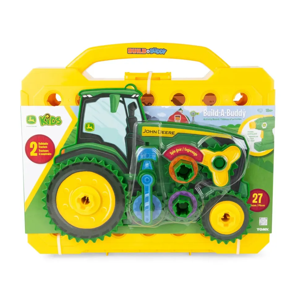 John Deere Build-A-Buddy aktiviteettilauta ja pora 18kk+