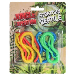 Jungle Expedition super joustavat mini käärmeet 6kpl