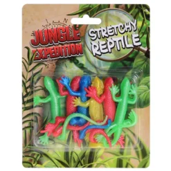 Jungle Expedition super joustavat mini liskot 6kpl