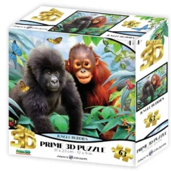 Kidicraft 3D palapeli Jungle Buddies - 63 palaa
