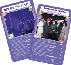 K-Pop Top Trumps Specials pelikortit