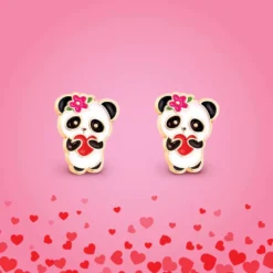 Lasten korvakorut - Panda Love
