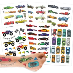 Lasten tatuointi kuvat 100kpl - Autot