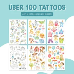 Lasten tatuointi kuvat 100kpl - Robotit ja monsterit
