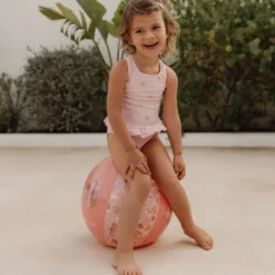 Little Dutch puhallettava Rantapallo - Ocean Dream pink