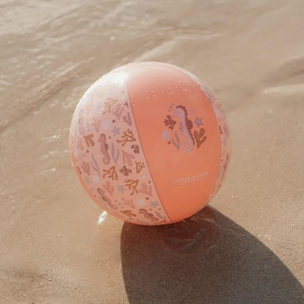 Little Dutch puhallettava Rantapallo - Ocean Dream pink