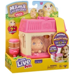 Little Live Pets Mama Suprise Mini pupu + vauvat leikkisetti