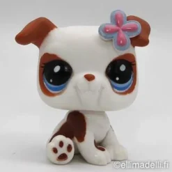 Littlest Pet Shop Bulldog koira #2106 - Second Hand