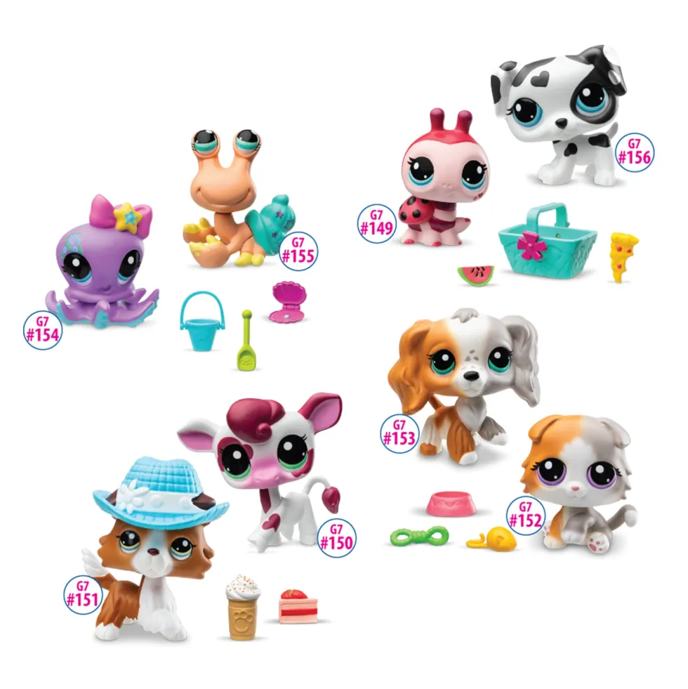 Littlest Pet Shop Cowabunga Pet Pair G7 S3 -keräilypakkaus