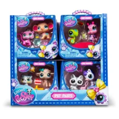Littlest Pet Shop G7 S4 Pet pair, Seepra #249 ja Kissa #250