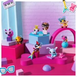 Littlest Pet Shop G7 S5 Sugar & Spikes Pet Pair, Ampiainen #413 ja Iguaani #414