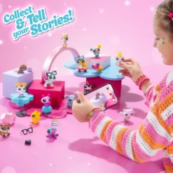 Littlest Pet Shop G7 S5 Sugar & Spikes Pet Pair, Ampiainen #413 ja Iguaani #414