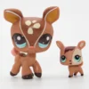 Littlest Petshop Peura #2499 ja vauva #3584