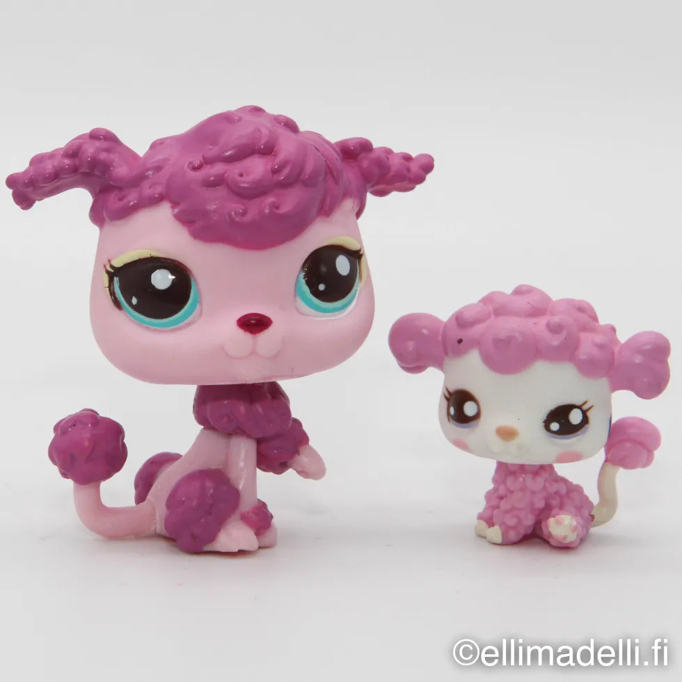 Littlest Petshop Villakoira ja vauva #2497-2498