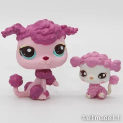 Littlest Petshop Villakoira #2497 ja vauva #2498