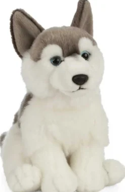 Living Nature Husky koira pentu pehmolelu 25cm