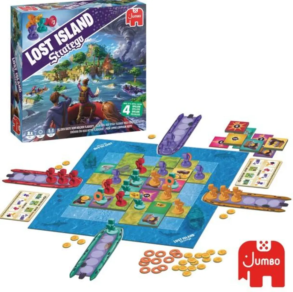 Lost Island Stratego lautapeli