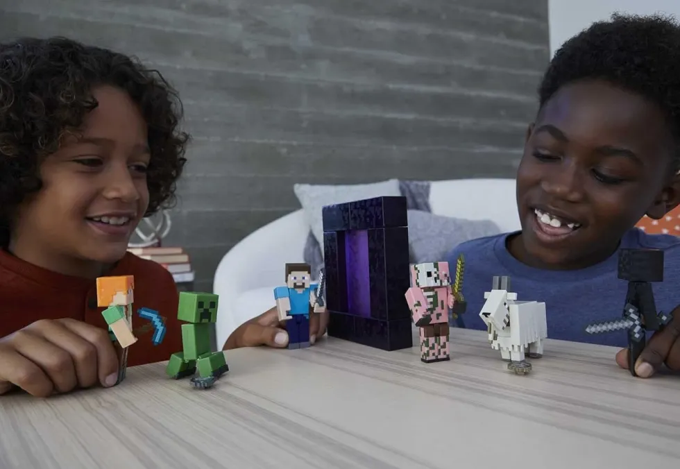 Minecraft Build-A-Portal Zombified Piglin -figuuri