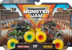 Monster Jam Grave Digger vs Max-D autot 2kpl