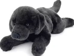 Musta Labradorinnoutaja pehmolelu 40cm
