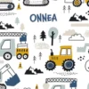 Onnittelukortti Työkoneet