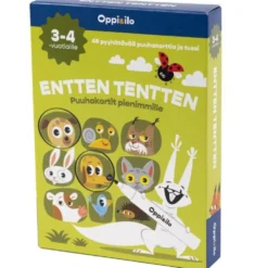 Oppi&ilo Entten tentten -puuhakortit 3-4v
