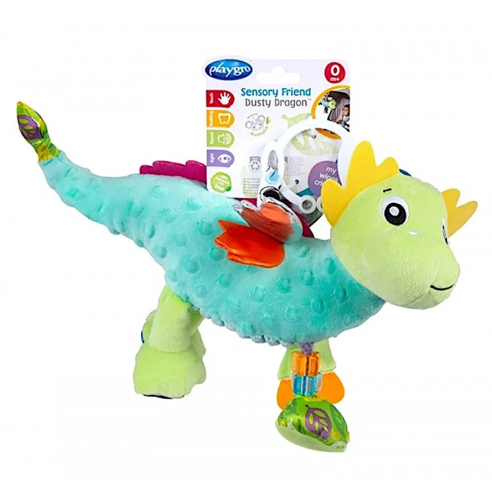 Playgro Dragon vauvan sensorinen pehmolelu