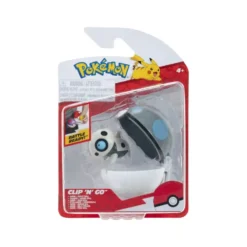 Pokemon Aron with Heavy ball figuuri ja Clip'n' Go - poke pallo