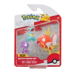 Pokemon Battle figuuri 3-Pack - Toxel + Totodile + Magikarp