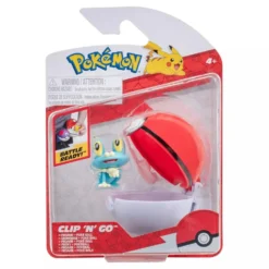 Pokemon Froakie figuuri ja Clip'n' Go - poke pallo