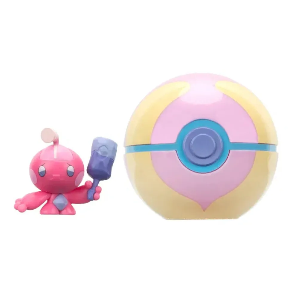 Pokemon Tinkatink figuuri ja Clip'n' Go - poke pallo