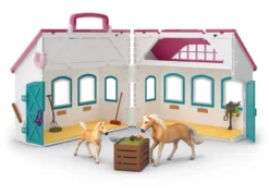 Schleich 42703 avautuva Hevostalli Little Horseshoe