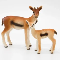 Schleich Gaselli antilooppi 14397 ja poikanen 13397 - Second Hand