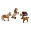 Schleich 41432 Shetlanninponi perhe - Erikoiserä!