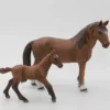 Schleich Tennessee Walker hevonen 13713 ja Camargue varsa - Second Hand