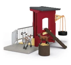 Schleich 42726 Vuohi ja kili kotiaitaus