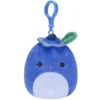Squishmallows Bluby Mustikka Clip on maskotti - 9cm