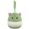 Squishmallows Gerald Tapiiri Clip on maskotti - 9cm