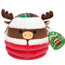 Squishmallows Maurice Hirvi -pehmolelu 19cm - Christmas edition