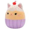 Squishmallows Miriam Kissa vanilja supcake pehmolelu 20cm